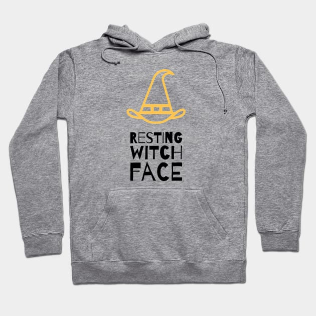 Resting Witch Face Hoodie by CHADDINGTONS